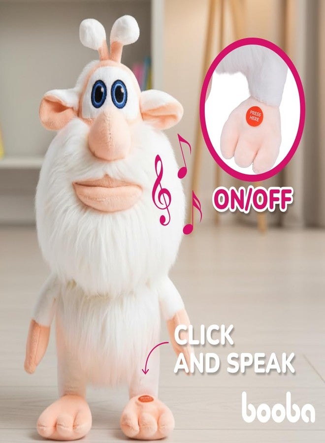 Booba Talking Plush Toy - 13.5" | Officially Licensed Interactive Plush | Soft & Cuddly Stuffed Animal | Repeats What You Say for Kids Fans - Image 5