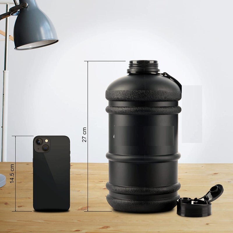 Grofilo 2 Liter Water Bottle With ML Maker And Handel leakproof And BPA Free Plastic Water Botle Multi Color1 Psc - Image 3