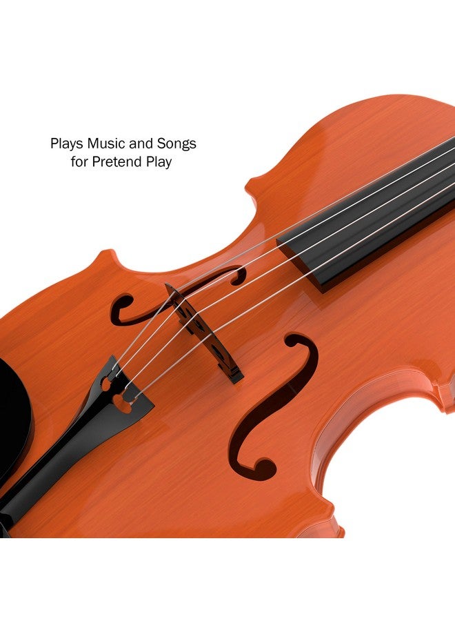Hey! Play! Kid’s Toy Violin with 4 Adjustable Strings and Bow - Musical Sounds- Realistic-Looking Instrument for Learning Classical Music - Image 3