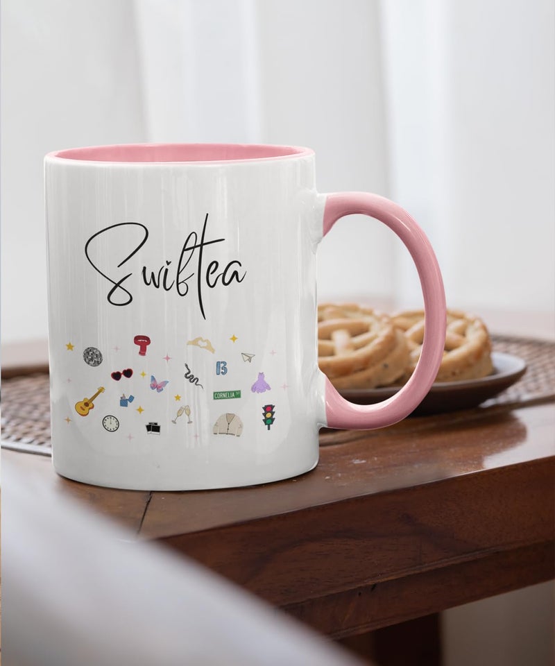 Bzelkry Coffee Mug - Singer Inspired Coffee Cup - 11 Ounce - Gift for Women - Singer Albums Inspired Cute Icons - Girl Fans Merch, Merchandise - Novelty Coffee Mug - Image 5