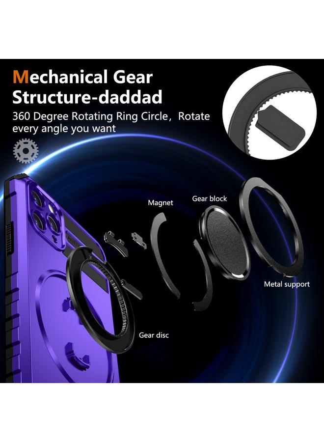 S-TOP Case For iPhone 11 Pro Max Rotating Magnetic Holder Phone Case - Image 5