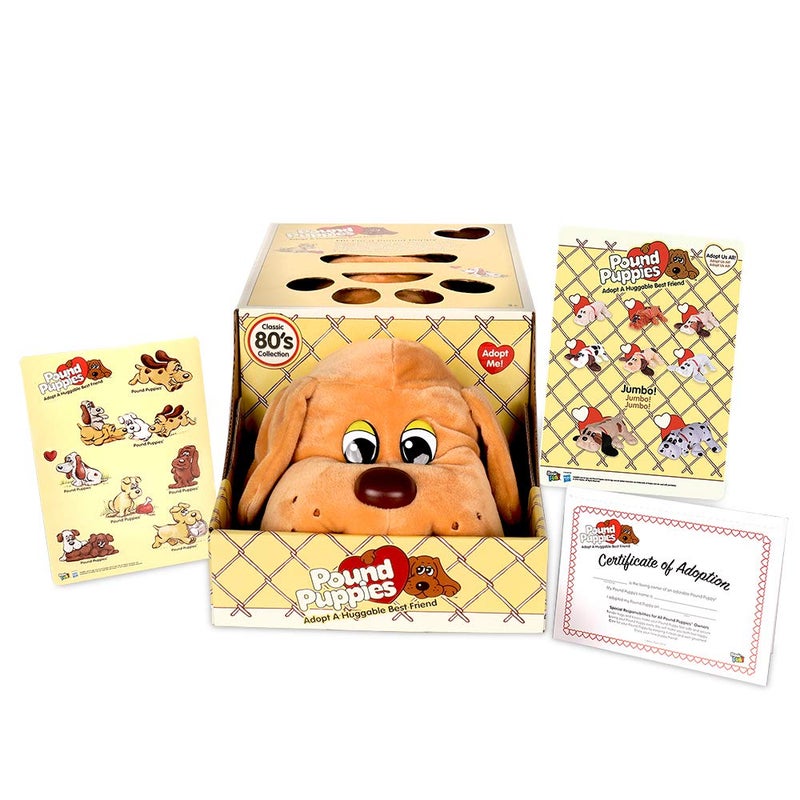 Basic Fun Pound Puppies Classic Stuffed Animal Plush Toy Great Gift for Girls Boys 17 Beige - Image 3