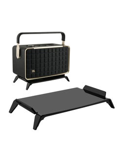 General JBL Authentics 300 Wireless Home Speaker Desktop Speaker Stand, Acrylic Speaker Base Stand, Desktop Stand, Non-Slip Desktop Stand (Black)  - Image 1