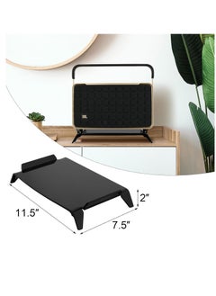 General JBL Authentics 300 Wireless Home Speaker Desktop Speaker Stand, Acrylic Speaker Base Stand, Desktop Stand, Non-Slip Desktop Stand (Black)  - Image 5