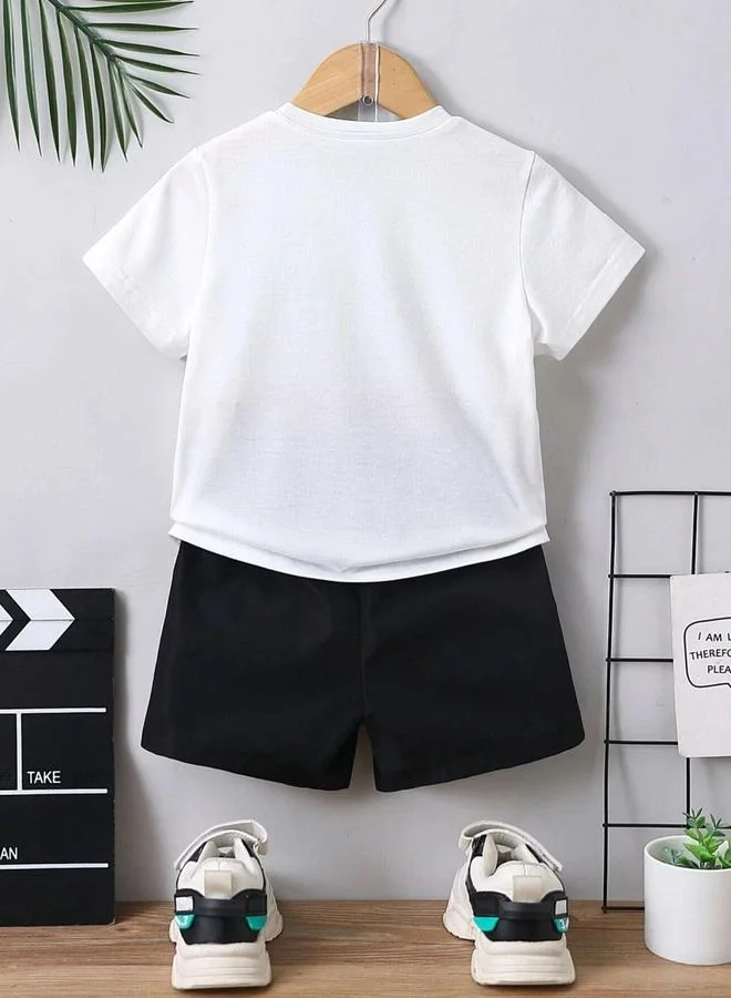 Take Two Take Two Boys Vehicle Graphic T-Shirt and Shorts Set