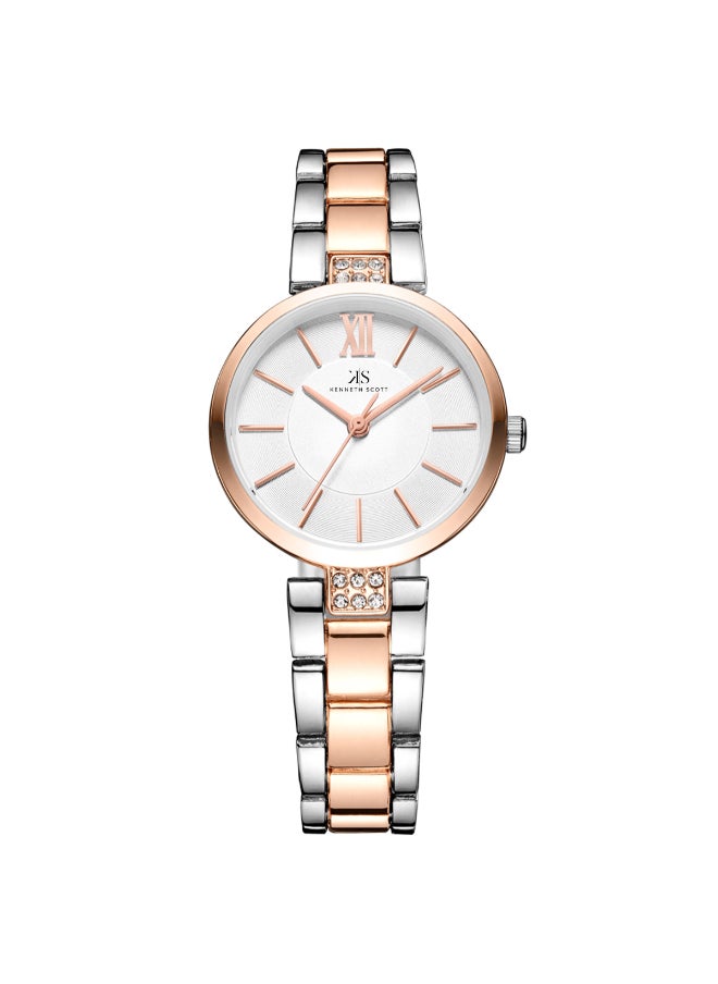 KENNETH SCOTT Women's Stainless Steel Analog Watch K23533-KBKW - 30 mm  - Image 1