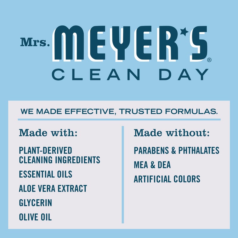 MRS. MEYER'S CLEAN DAY Liquid Hand Soap Refill, Rainwater, 33 OZ - Image 3