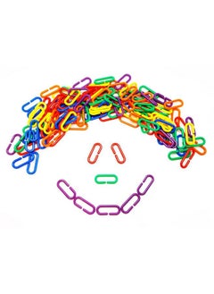 Skoolzy 120 Piece Rainbow Links Math Manipulatives And Learning Toys Math Counters For Kids Games Fine Motor Skills Preschool And Kindergarten Counting Toys Includes Tote And Ebook Ages 3+  - Image 5