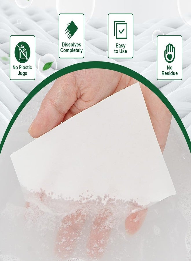 AIDEA Laundry Detergent Sheets, Fresh Linen Scent-(200 Loads) 100 Sheets, Eco-Friendly Laundry Detergent & Natural Ingredients, No Plastic Jug, Lightweight & Easy To Use For Travel, Apartments, Dorms - Image 4