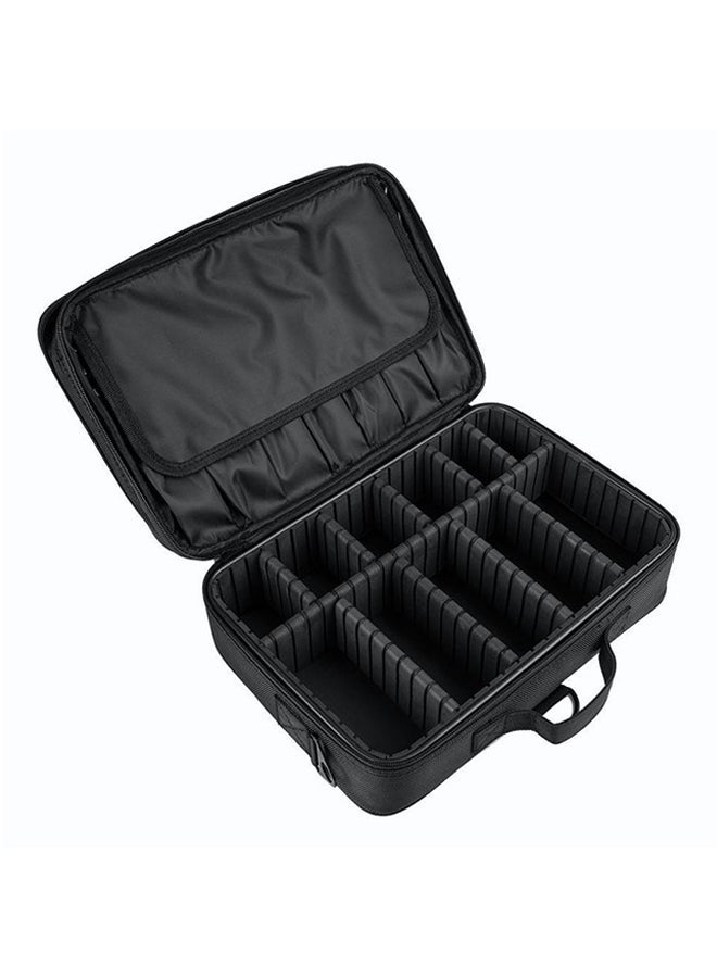 TGGT Makeup Brushes And Cosmetics Travel Organizers Black - Image 2