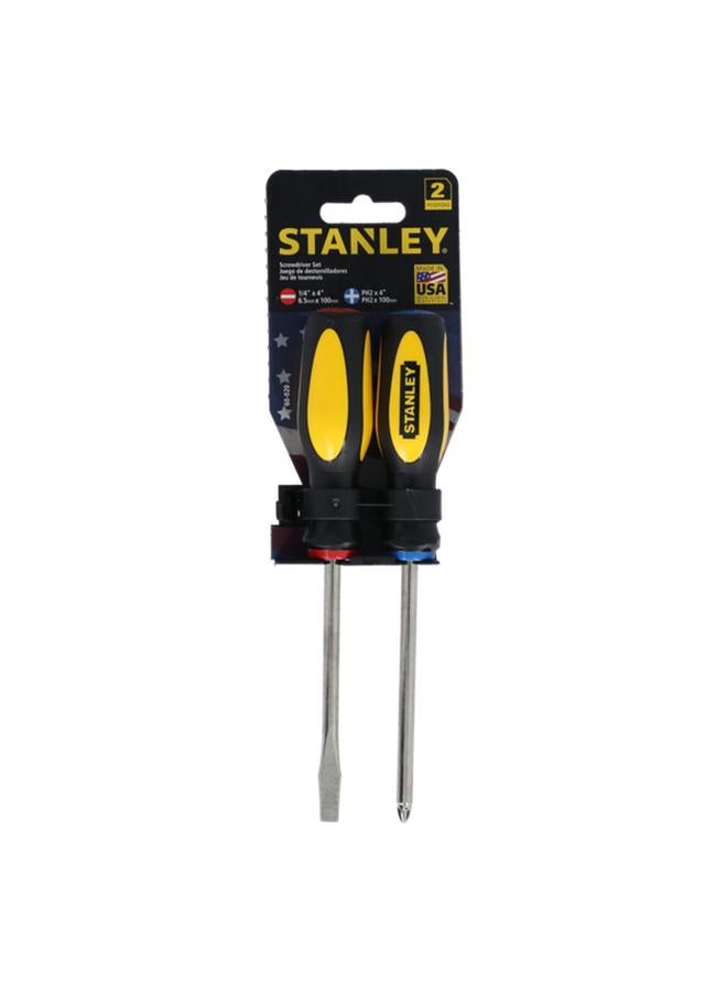 Stanley 2-Piece Screwdriver Set Multicolor  - Image 1