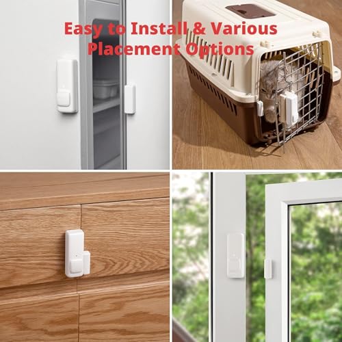 SwitchBot Door Alarm Contact Sensor - Smart Home Security Wireless Window Alarm and Door Sensor, Add SwitchBot Hub to Make it Compatible with Alexa - Image 5