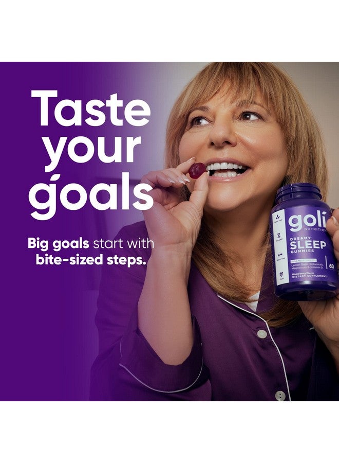 جولي حلوى جولي دريمي سليب جيلي - 60 قطعة - ميلاتونين، فيتامين د، مغنيسيوم، ومستخلص بلسم الليمون - خالية من الجيلاتين، وخالية من الغلوتين، ونباتية وغير معدلة وراثيًا - Image 1