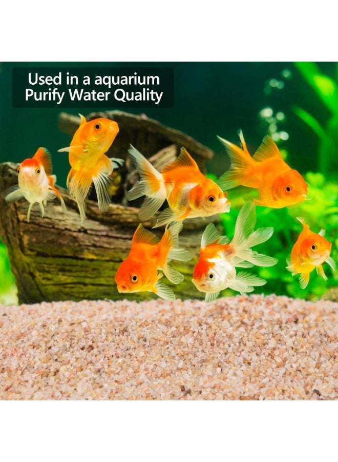 للاستخدامات المنزلية رمل خشن أو زلط صغير جدا حجم 1 الى 4 مل تقريبا - طبيعي تماما مناسب لأحواض الزرع و أحواض السمك والديكورات الداخلية المختلفة عبوة اقتصادية وزن 1 كجم - Image 3