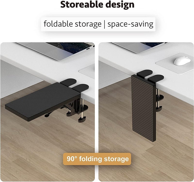 Computer Arm Support Bracket - Ergonomic Wrist Rest for Office Desks - Image 3