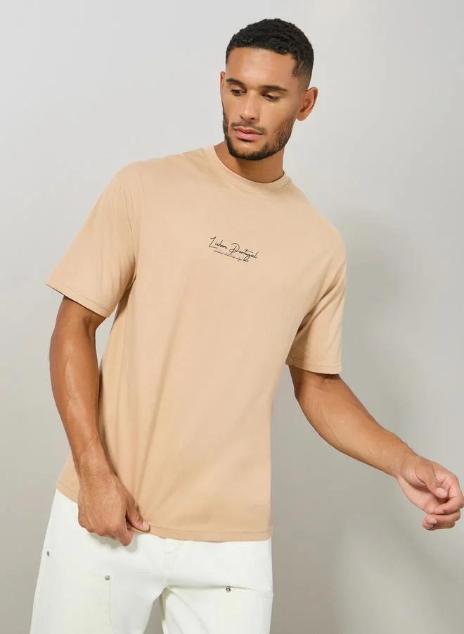 Styli Premium Heavyweight Graphic Oversized T-Shirt
