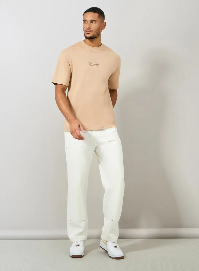 Styli Premium Heavyweight Graphic Oversized T-Shirt