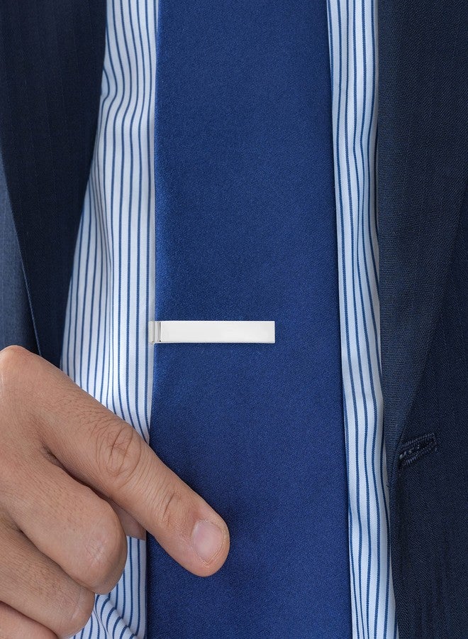 Sonia Jewels Solid 925 Sterling Silver Tie Bar - 49mm x 6mm - Jewelry Gifts For Men Husband Dad - Image 3