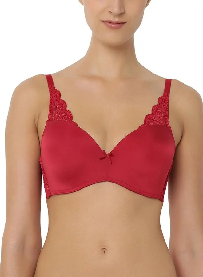 ترايامف Triumph International Padded Lace Magic Wire Fashion Bra (110I492 02_Paprika Red_34C)