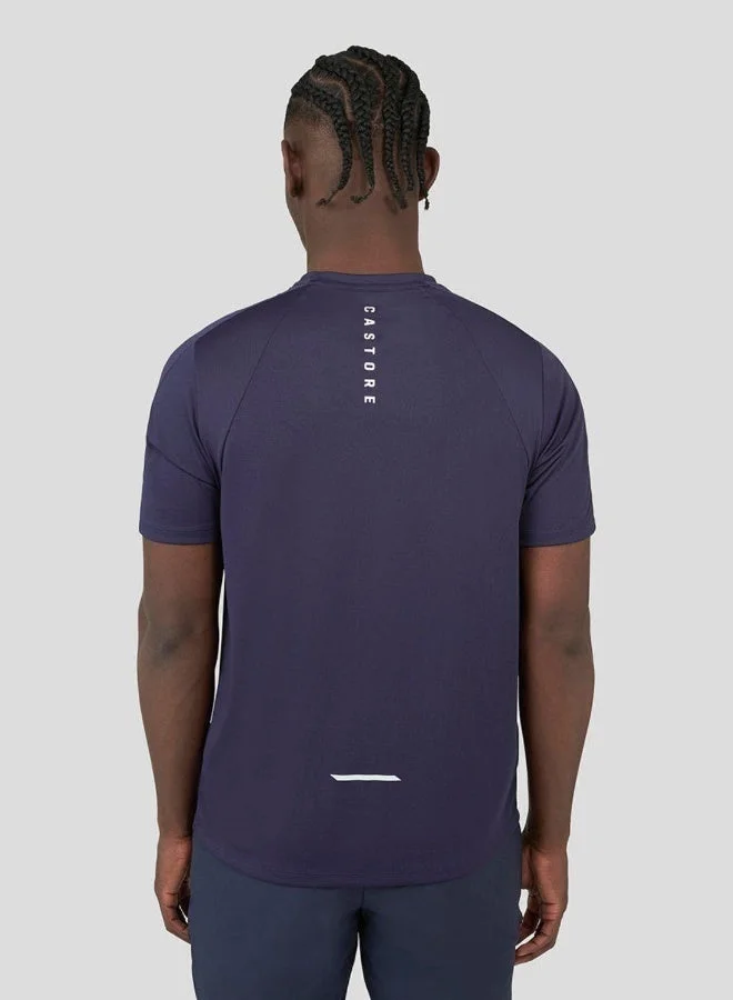 كاستور تي شيرت كبسولة شبكي أزرق نيلي