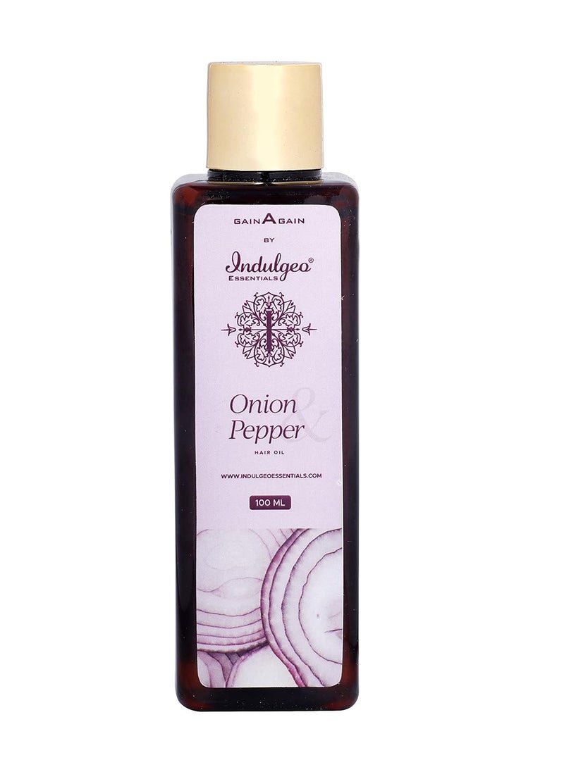 Indulgeo ESSENTIALS Indulgeo Essentials Nourishing Onion Hair Oil Unlock Hair Growth and Control Hair Fall 100ml  - Image 1