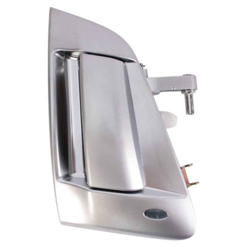 TRQ Front Right Exterior Door Handle Silver Passenger Side Compatible with 20092017 Nissan 370Z