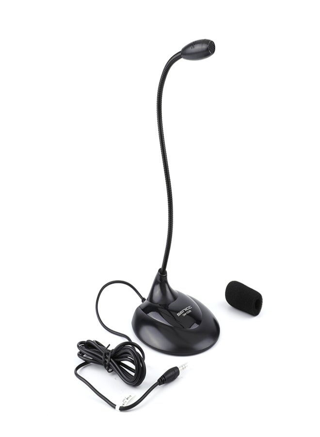 SENICC SM-008 3.5mm Desktop Microphone Multifunctional Noise Reduction Computer Microphone for Conference Lecture Voice Chat - Image 1
