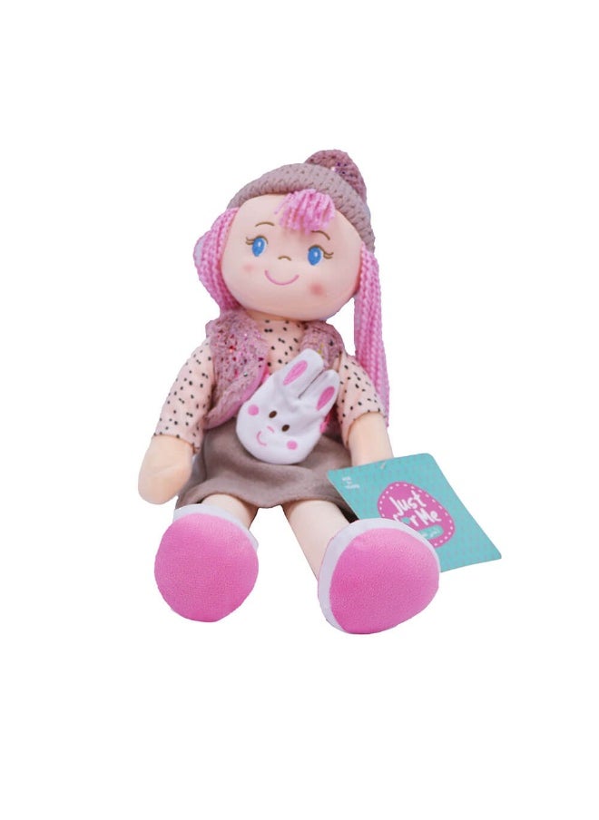 Just for Me Plush Pink Hair Rag Doll with Cap (50 cm) - pzsku/Z8E79F5CF783D632F0DB9Z/45/_/1730629062/d247de21-68de-4623-85f3-36d0752b7d46