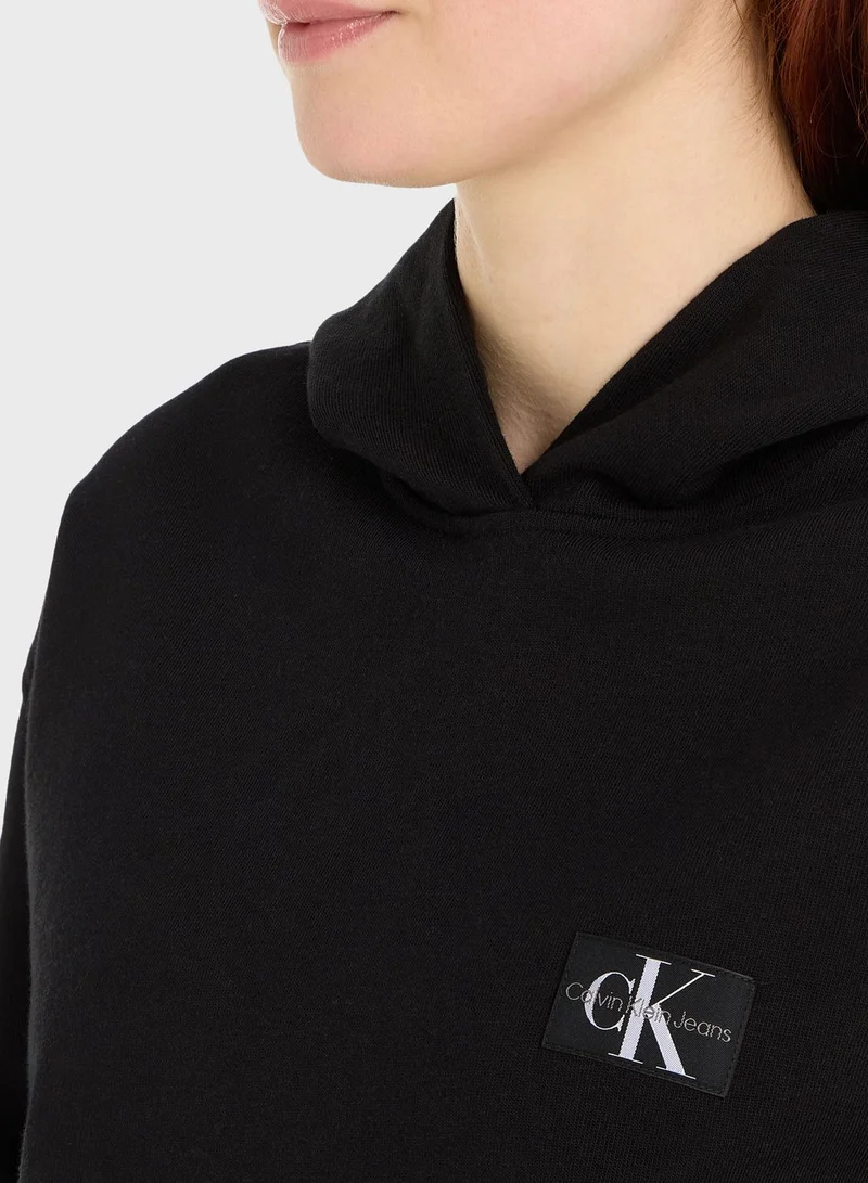 Calvin Klein Jeans Logo Knitted Hoodie