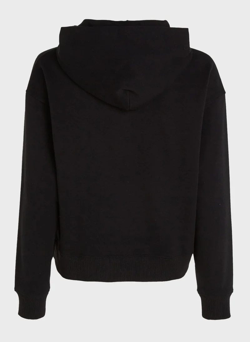 Calvin Klein Jeans Logo Knitted Hoodie