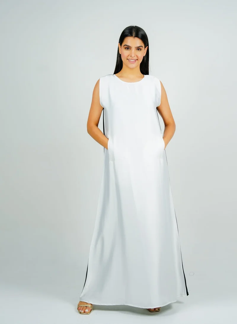 روزيت عباية فستان داخلي أنيق بتصميم جيب