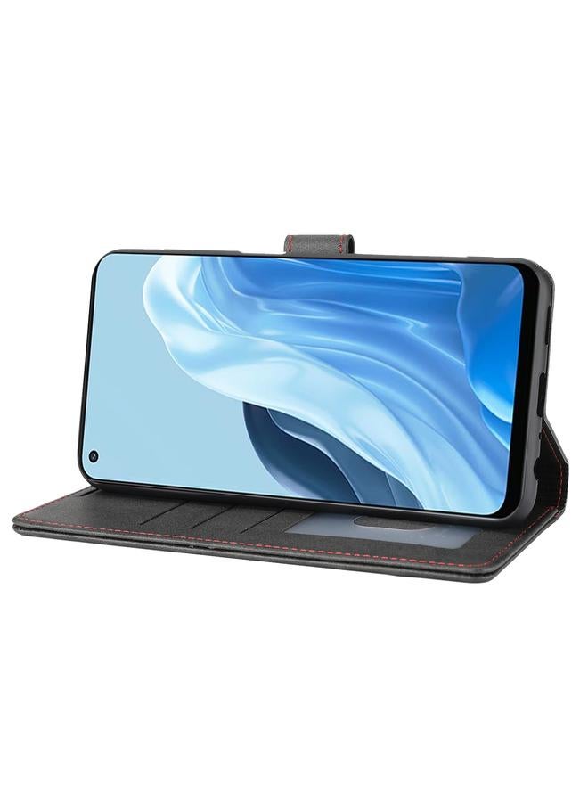 اس-توب جراب هاتف OPPO Reno7 5G الكلاسيكي مع محفظة جلدية قابلة للطي - Image 5