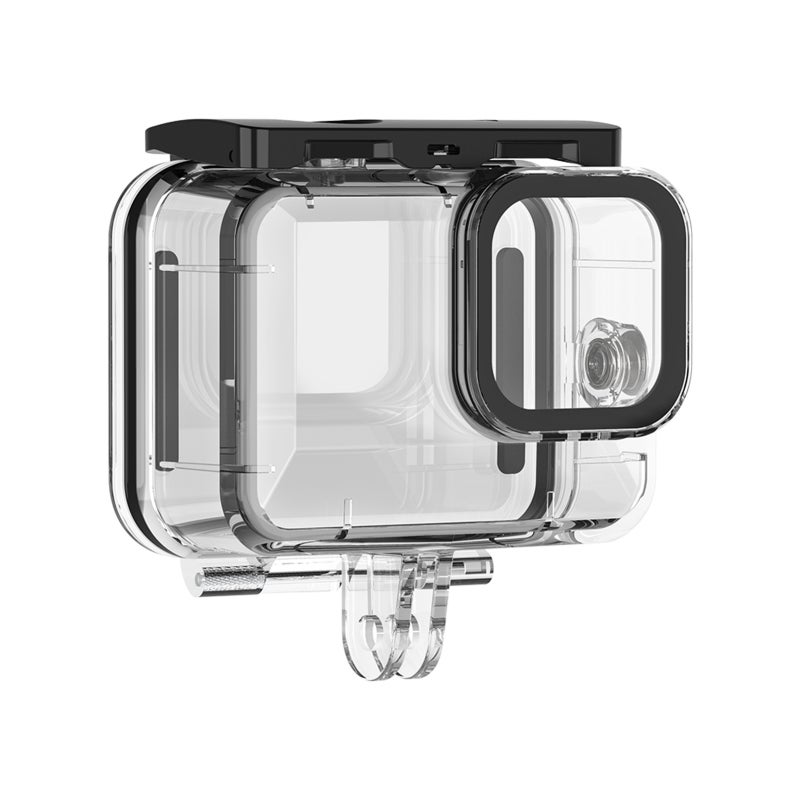 حقيبة مائية للمعدة لجهزة Gopro Hero 9 Black: مستوى مقاومة للمياه 45 مترًا/148 قدمًا، تناسب مخصصة مثالية، عالية النفاذية للضوء - ملحقات غوص لتصوير تحت الماء - Image 1