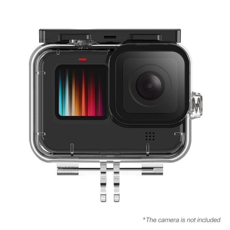 حقيبة مائية للمعدة لجهزة Gopro Hero 9 Black: مستوى مقاومة للمياه 45 مترًا/148 قدمًا، تناسب مخصصة مثالية، عالية النفاذية للضوء - ملحقات غوص لتصوير تحت الماء - Image 5
