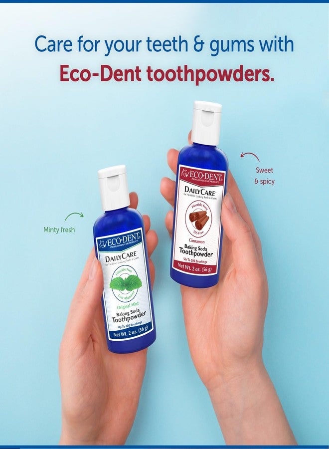 Eco-Dent DailyCare Baking Soda Toothpowder, Cinnamon 2-Pack, Fluoride-Free Toothpaste Powder with Minerals & Essential Oils, 2 Oz Ea - Image 5