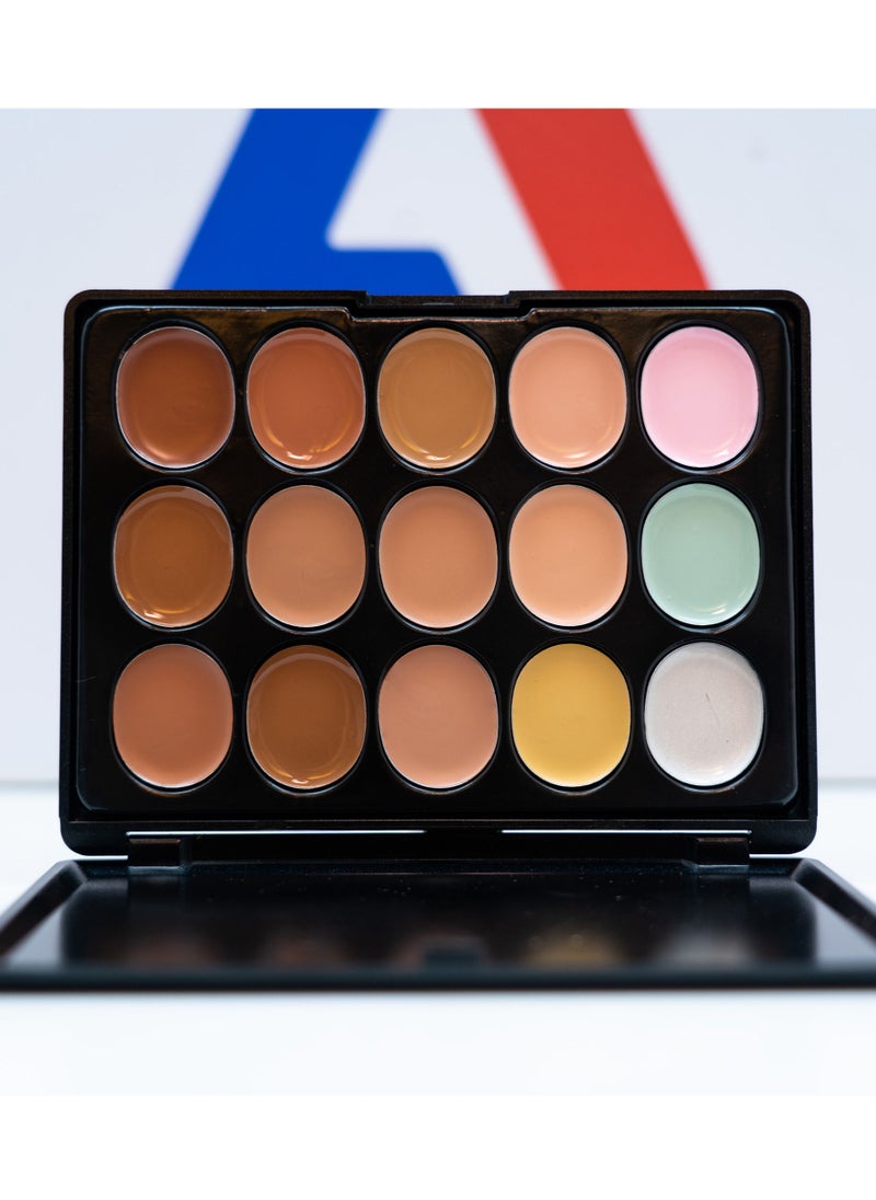 Menow 15-Colour Shades Contour Cream Palette  - Image 1