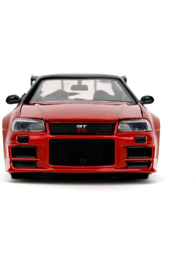 JADA - Jada Godzilla vs. Destoroyah 2002 Nissan Skyline GT-R (R34) Diecast Model Car - Image 1