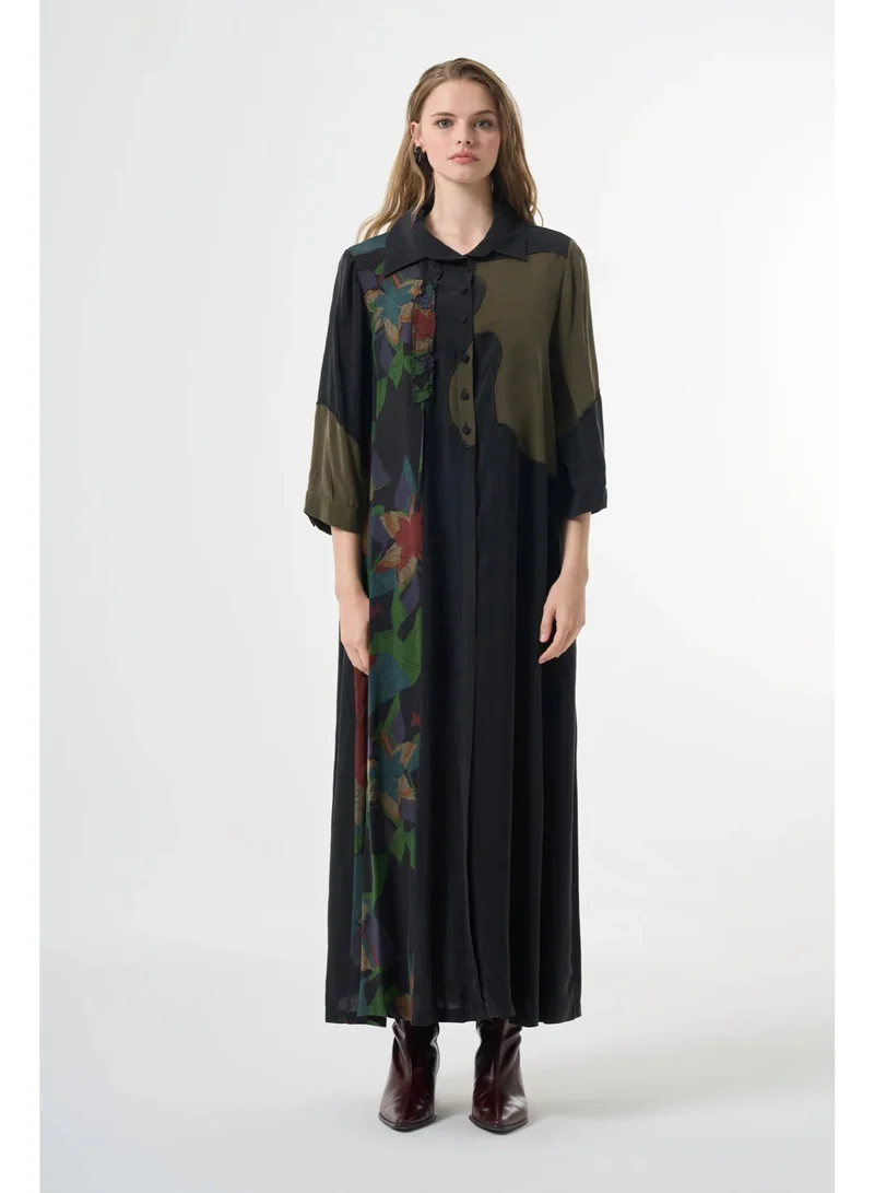 MissWhence  Asymatric plus size dress - Green for Women | Best Price UAE