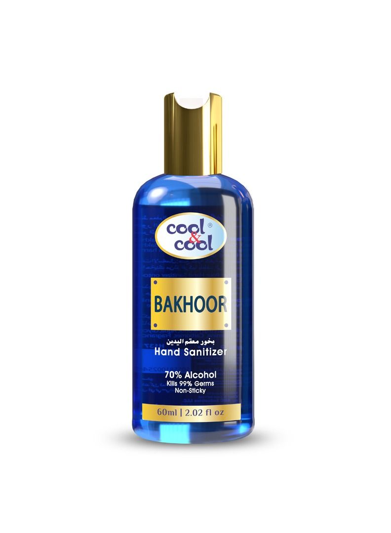 كول اند كول بخور معقم لليدين من كول اند كول - 60 مل | تركيبة مضادة للبكتيريا مع عطر البخور الغني | تنظيف وتحديث فوري | صديق للبشرة ومناسب للسف - Image 1