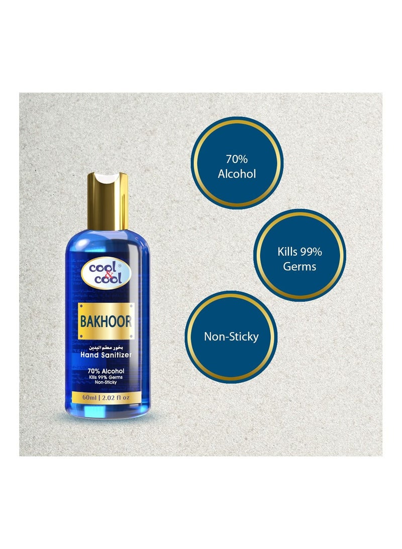 كول اند كول بخور معقم لليدين من كول اند كول - 60 مل | تركيبة مضادة للبكتيريا مع عطر البخور الغني | تنظيف وتحديث فوري | صديق للبشرة ومناسب للسف - Image 3