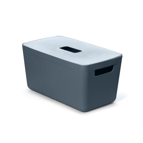 INABOX 8L Plastic Storage Box with Lid – Blue, Durable COPP+HOMO PP, Designed in Australia - Image 2
