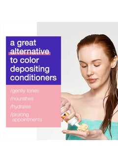 Milk Shake Color Whipped Cream Leave In Coloring Conditioner - Provides Temporary Hair Color Tone, Light Grey  - Image 3