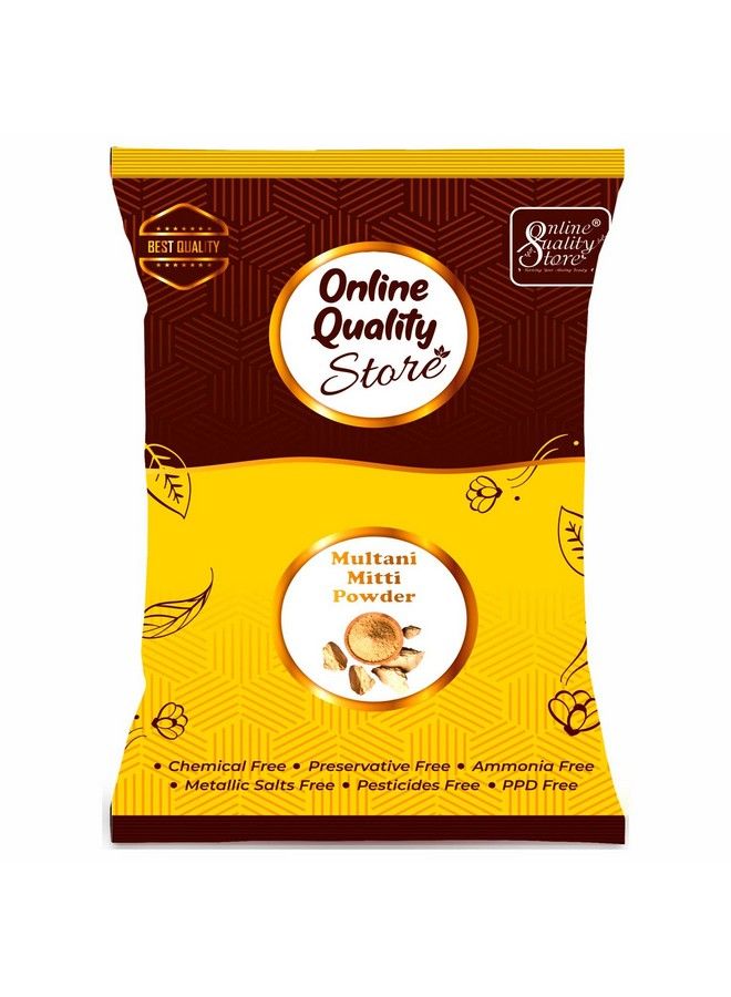 Online Quality Store Organic Multani Mitti Powder ;Healing Clay ;Bentonite Clay ;Fullers Earth/Calcium Bentonite Clay ;For Face Pack And Hair Pack ;Multani Mitti Powder Organic ;Multani Mitti Powder Organic Best300G - Image 1