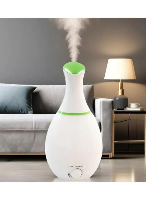 3L Humidifier Essential Oil Diffuser 360° Ultra Quiet Nozzle Color Changing Auto Shut-Off and Light Last Up to 24 Hours (White 2.6L)