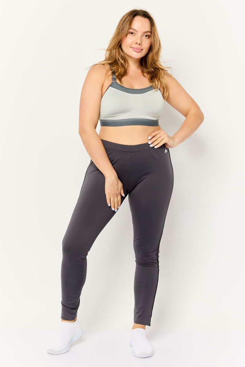 Adidas Women Sportswear Fit Training Leggings, Dark Grey - Image 2