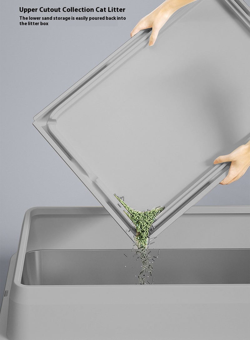 Kidle صندوق فضلات قطط من الفولاذ المقاوم للصدأ - Image 4