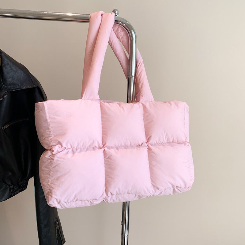 Large Capacity Soft Puff Tote Bag - Image 1