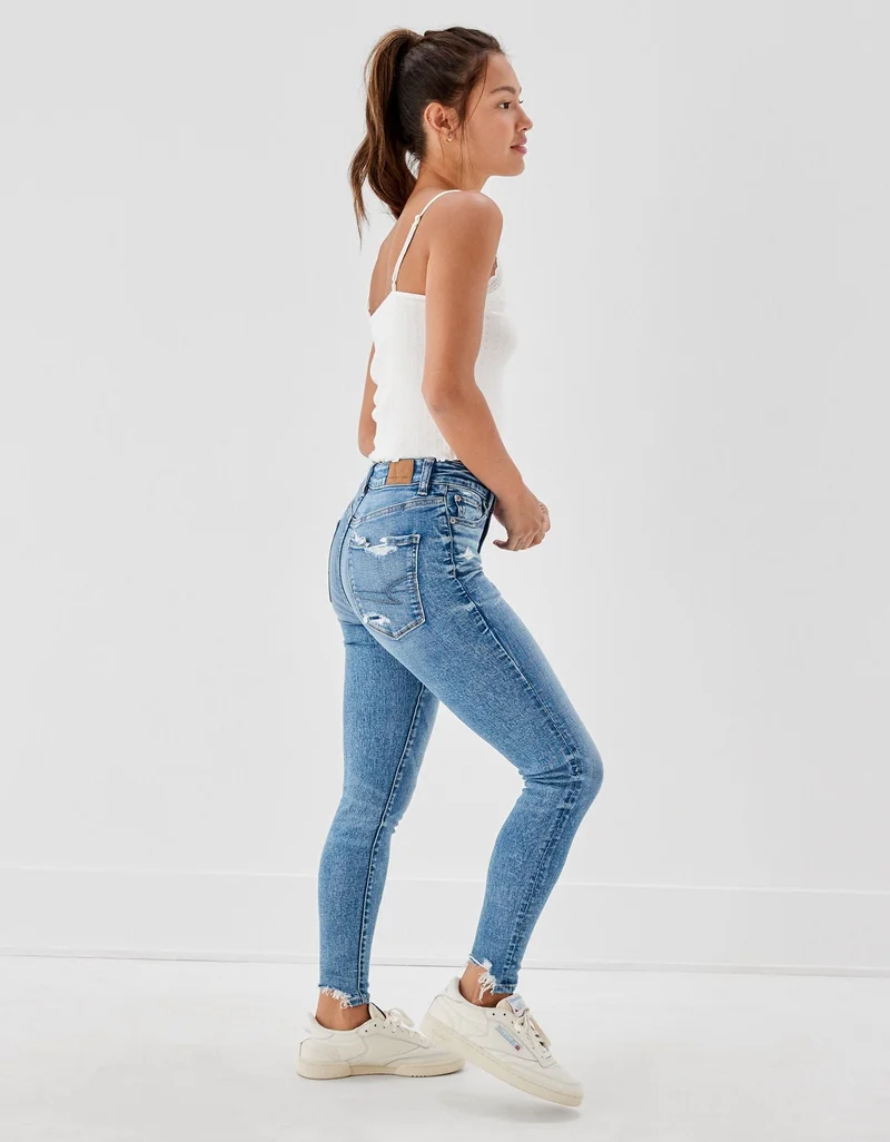 American Eagle AE Ne(x)t Level Ripped High V-Rise Jegging