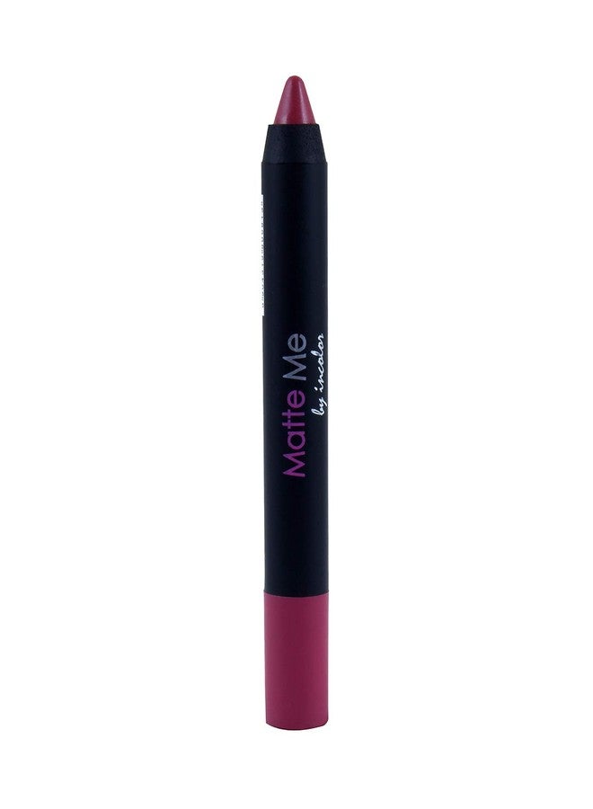 INCOLOR Matte Me Crayon Lipstick, Long Lasting, Waterproof & Smooth Texture Pencil Lipstick For Girl and Women, 2.3g Shade No.1 - Image 4