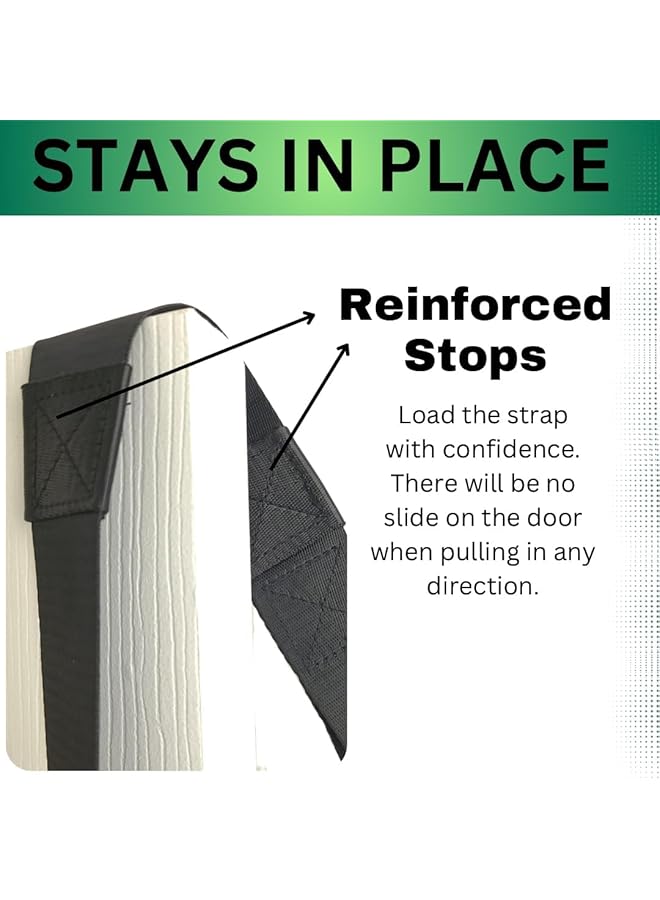 SAGREENY Door Anchor Strap for Resistance Bands Portable Workout Resistance Band Door Anchors Space Saving Easy Set Up Home Gym Secure Multi Point Anchor Gym for Home Fitness - Image 3